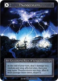 Thunderstorm (Foil) - Alpha - Sorcery: Contested Realm card