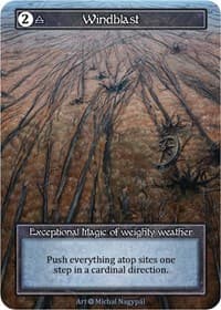 Windblast (Foil) - Alpha - Sorcery: Contested Realm card