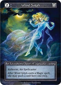Wind Sylph (Foil) - Alpha - Sorcery: Contested Realm card