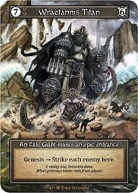 Wraetannis Titan (Foil) - Alpha - Sorcery: Contested Realm card