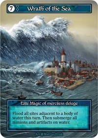 Wrath of the Sea (Foil) - Alpha - Sorcery: Contested Realm card