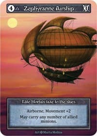 Zephyranne Airship (Foil) - Alpha - Sorcery: Contested Realm card