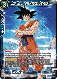 Son Goku, Rage Against Saiyans - Perfect Combination - Dragon Ball Super: Masters card