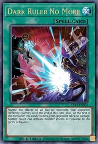 Dark Ruler No More - The Lost Art Promotion - YuGiOh card