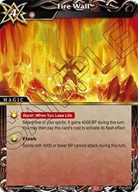 Fire Wall (Sealed Event Promotion Pack) - Battle Spirits Saga Promo Cards - Battle Spirits Saga card