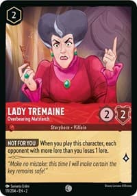 Lady Tremaine - Overbearing Matriarch - Rise of the Floodborn - Disney Lorcana card