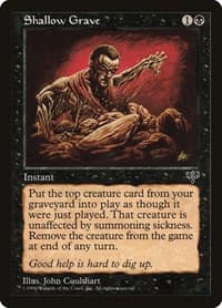 Shallow Grave - Mirage - Magic: The Gathering card
