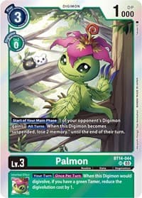 Palmon - Blast Ace - Digimon Card Game card
