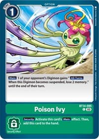 Poison Ivy - Blast Ace - Digimon Card Game card