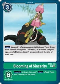 Blooming of Sincerity - Blast Ace - Digimon Card Game card
