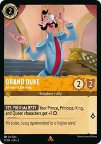 Grand Duke - Advisor to the King - Rise of the Floodborn - Disney Lorcana card