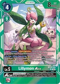 Lillymon ACE - Blast Ace - Digimon Card Game card