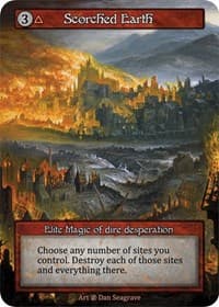 Scorched Earth - Beta - Sorcery: Contested Realm card