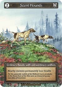 Scent Hounds (Foil) - Beta - Sorcery: Contested Realm card