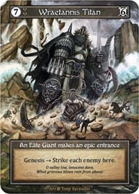 Wraetannis Titan (Foil) - Beta - Sorcery: Contested Realm card