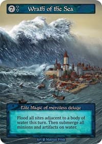 Wrath of the Sea - Beta - Sorcery: Contested Realm card