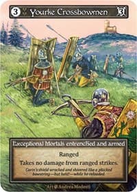 Yourke Crossbowmen (Foil) - Beta - Sorcery: Contested Realm card