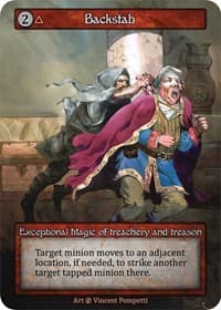 Backstab - Beta - Sorcery: Contested Realm card