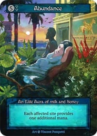 Abundance - Beta - Sorcery: Contested Realm card