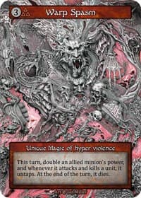 Warp Spasm - Beta - Sorcery: Contested Realm card