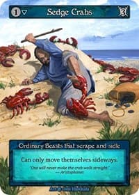 Sedge Crabs - Beta - Sorcery: Contested Realm card