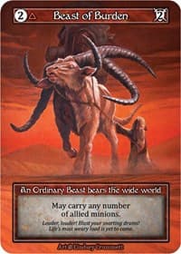 Beast of Burden (Foil) - Beta - Sorcery: Contested Realm card