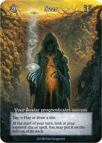 Seer (Foil) - Beta - Sorcery: Contested Realm card