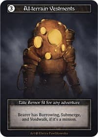All-terrain Vestments (Foil) - Beta - Sorcery: Contested Realm card