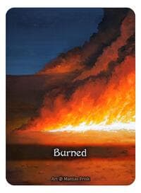 Burned/Engulfed (Box Topper) - Beta - Sorcery: Contested Realm card