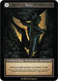 Bury (Foil) - Beta - Sorcery: Contested Realm card