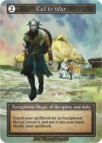Call to War (Foil) - Beta - Sorcery: Contested Realm card