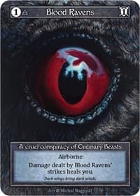 Blood Ravens (Foil) - Beta - Sorcery: Contested Realm card