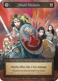 Shield Maidens - Beta - Sorcery: Contested Realm card