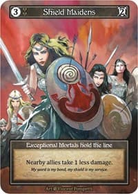 Shield Maidens (Foil) - Beta - Sorcery: Contested Realm card