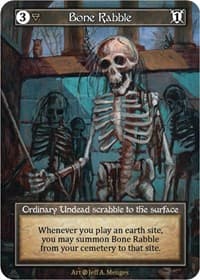 Bone Rabble (Foil) - Beta - Sorcery: Contested Realm card