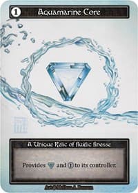 Aquamarine Core (Foil) - Beta - Sorcery: Contested Realm card