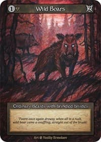 Wild Boars - Beta - Sorcery: Contested Realm card