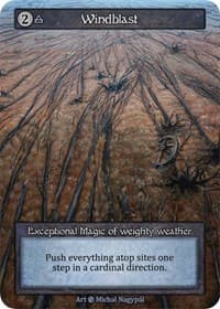 Windblast - Beta - Sorcery: Contested Realm card