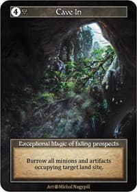 Cave-In (Foil) - Beta - Sorcery: Contested Realm card