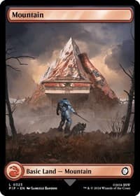 Mountain (0323) - Universes Beyond: Fallout - Magic: The Gathering card
