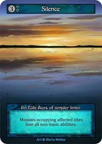 Silence - Beta - Sorcery: Contested Realm card