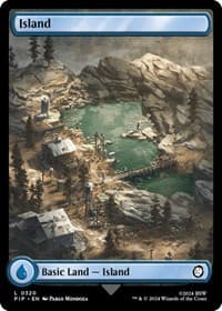 Island (0320) - Universes Beyond: Fallout - Magic: The Gathering card