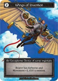 Wings of Invention (Foil) - Beta - Sorcery: Contested Realm card