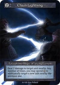 Chain Lightning - Beta - Sorcery: Contested Realm card