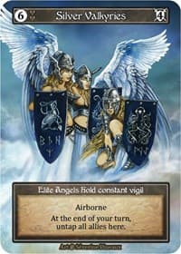 Silver Valkyries (Foil) - Beta - Sorcery: Contested Realm card