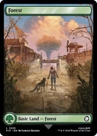 Forest (0325) - Universes Beyond: Fallout - Magic: The Gathering card
