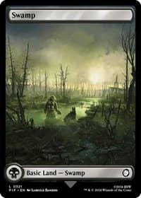 Swamp (0321) - Universes Beyond: Fallout - Magic: The Gathering card