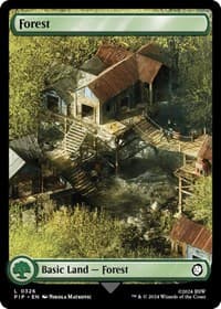 Forest (0326) - Universes Beyond: Fallout - Magic: The Gathering card