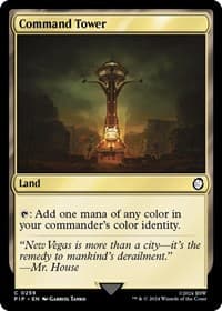 Command Tower - Universes Beyond: Fallout - Magic: The Gathering card
