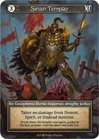 Sirian Templar (Foil) - Beta - Sorcery: Contested Realm card
